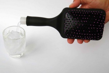 Paddle Brush Secret Flask